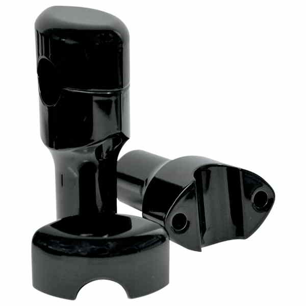 取寄せ ライザー - ヘフティ スムース - 3インチ - ブラック LA チョッパーズ Risers - Hefty Smooth - 3 - Black LA-7406-03B DRAG 06020507