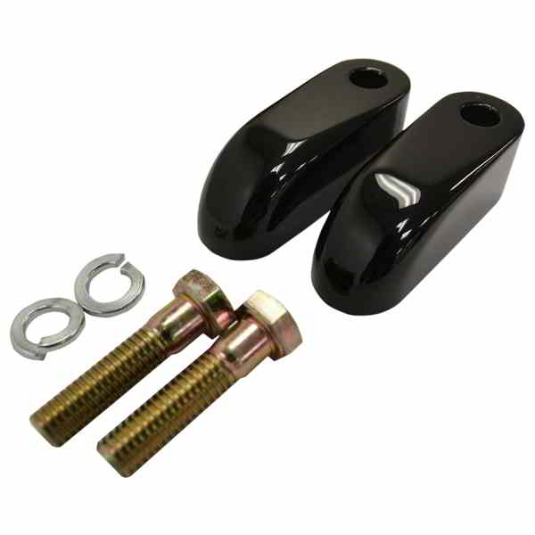 取寄せ ライザーエクステンション - プルバック - 2インチ - ブラック LA チョッパーズ Riser Extensions - Pullback - 2 - Black LA-7416-02B DRAG 06020692