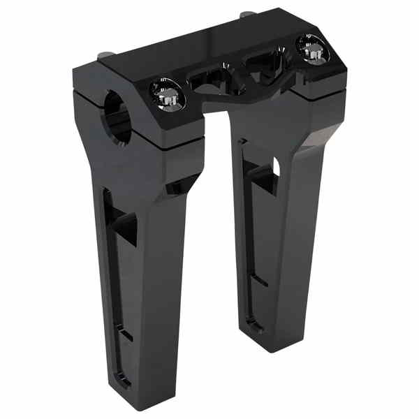 取寄せ ライザー - ストレート - 6インチ - ブラックアルマイト LA チョッパーズ Risers - Straight - 6 - Black Anodized LA-7470-06B DRAG 06021212