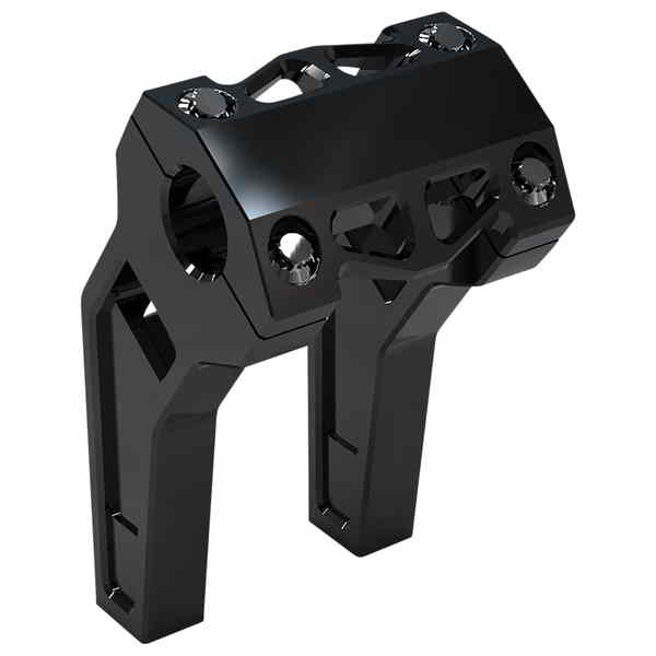 取寄せ ライザー - プルバック - 6インチ x 1-1/4インチ - ブラックアルマイト LA チョッパーズ Risers - Pullback - 6 x 1-1/4 - Black Anodized LA-7481-06B DRAG 06021230