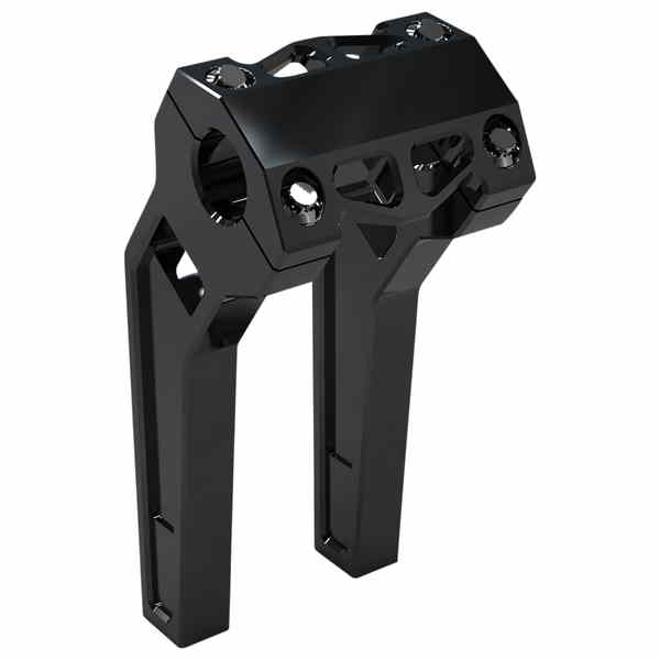 取寄せ ライザー - プルバック - 8インチ x 1-1/4インチ - ブラックアルマイト LA チョッパーズ Risers - Pullback - 8 x 1-1/4 - Black Anodized LA-7481-08B DRAG 06021231|ハーレーパーツデポ