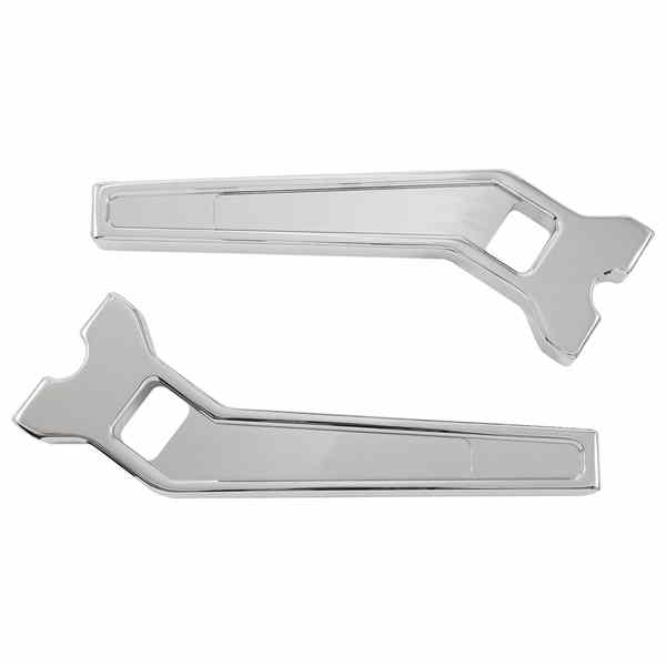 取寄せ ライザー - プルバック - 10インチ - クローム LA チョッパーズ Risers - Pullback - 10 - Chrome LA-7471-10C DRAG 06021412