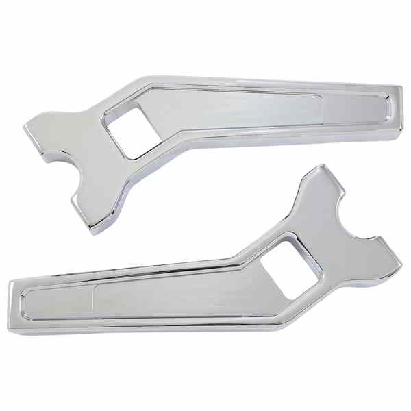 取寄せ ライザー - プルバック - 8インチ x 1-1/4インチ - クローム LA チョッパーズ Risers - Pullback - 8 x 1-1/4 - Chrome LA-7481-08C DRAG 06021417