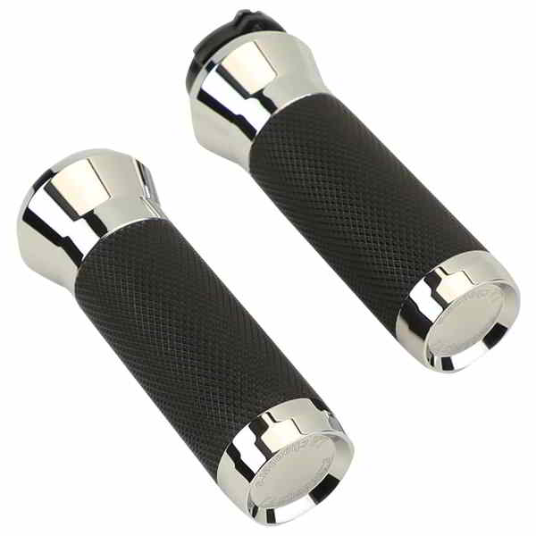 取寄せ グリップ - ケーブル - クローム LA チョッパーズ Grips - Cable - Chrome LA-7492-01 DRAG 06302782｜ハーレーパーツデポ 17,378円