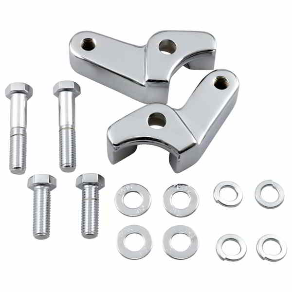 取寄せ リアローダウンキット - クローム - 18+ FL LA チョッパーズ Rear Lowering Kit - Chrome - '18+ FL LA-7590-06 DRAG 13040941