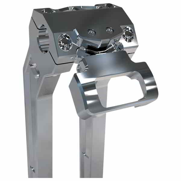 取寄せ ゲージマウント - シングル - Raw - Softail LA チョッパーズ Gauge Mount - Single - Raw - Softail LA-7397-00R DRAG 22010233