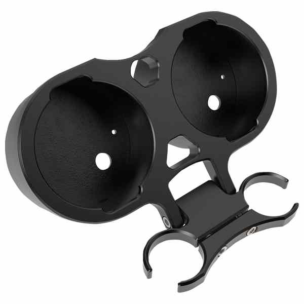 取寄せ Tバーゲージマウント - デュアル - ブラック - 直径1.00インチ LA チョッパーズ T-Bar Gauge Mount - Dual - Black - 1.00 Diameter LA-7398-02B DRAG 22010273