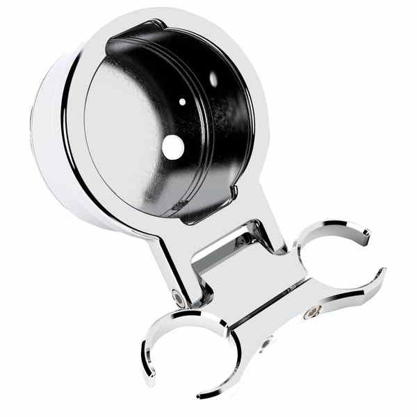 取寄せ Tバーゲージマウント - シングル - クローム - 直径1.50インチ LA チョッパーズ T-Bar Gauge Mount - Single - Chrome - 1.50 Diameter LA-7398-21C DRAG 22010284|ハーレーパーツデポ