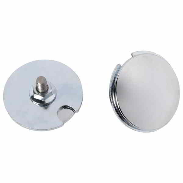 取寄せ フェアリングミラー取り外しプラグ - クローム LA チョッパーズ Fairing Mirror Removal Plug - Chrome LA-9001-02 DRAG 22020304