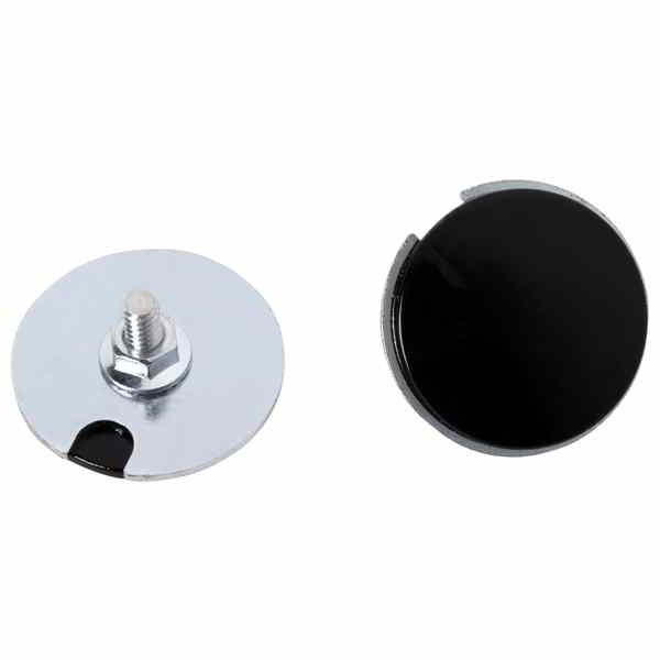 取寄せ フェアリングミラー取り外しプラグ - グロスブラック LA チョッパーズ Fairing Mirror Removal Plug - Gloss Black LA-9001-02B DRAG 22020305
