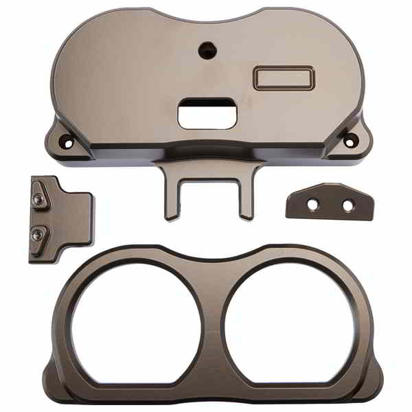 取寄せ ゲージマウント - デュアル - ブロンズ - FLT LA チョッパーズ Gauge Mount - Dual - Bronze - FLT LA-7397-03Z DRAG 22100654