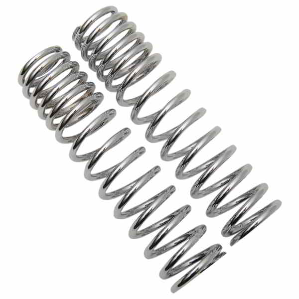 取寄せ ショックスプリング - 105-150 lb/in - クローム プログレッシブ サスペンション Shock Springs - 105-150 lb/in - Chrome 03-1368C DRAG DS222016
