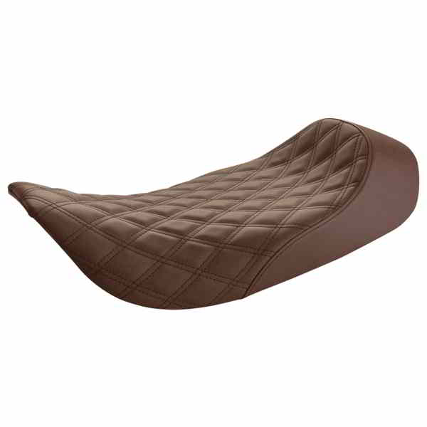 取寄せ レネゲード ソロシート - ラティスステッチ - ブラウン - FLH 97-07 サドルマン Renegade Solo Seat - Lattice Stitched - Brown - FLH '97-'07 897-06-002BLS DRAG 08011333