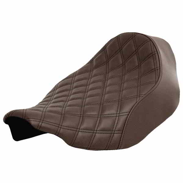 取寄せ レネゲード ソロシート - ラティスステッチ - ブラウン - FLT/FLH 23-24 サドルマン Renegade Solo Seat - Lattice Stitched - Brown - FLT/FLH '23-'24 823-07-002BLS DRAG 08011703 34,852円