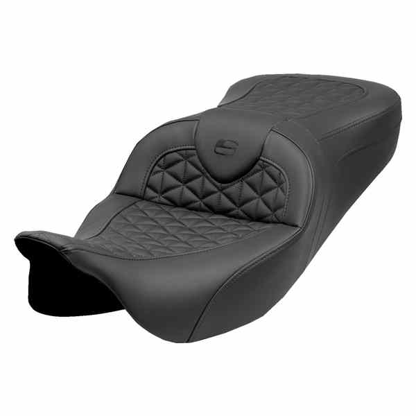 取寄せ ロードソファ トライグリッパーシート - 標準リーチ - バックレストなし - FLH/FLT 08-25 サドルマン RoadSofa? Tri Gripper Seat - Standard Reach - w/o Backrest - FLH/FLT '08-'25 808-07B-21000 DRAG 08012052