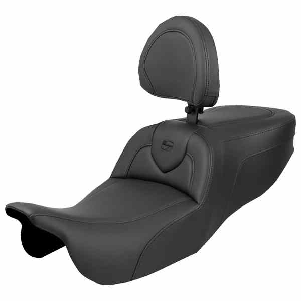 取寄せ ロードソファ シート - バックレスト付き - プレーン - FLRT/FLTRT 15-25 サドルマン Roadsofa? Seat - with Backrest - Plain - FLRT/FLTRT '15-'25 815-07-187BR DRAG 08012143