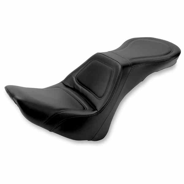 取寄せ シート - Explorer - バックレストなし - ステッチ入り - ブラック - FLSTN 06-17 サドルマン Seat - Explorer? - Without Backrest - Stitched - Black - FLSTN '06-'17 806-15-0291 DRAG 08020570