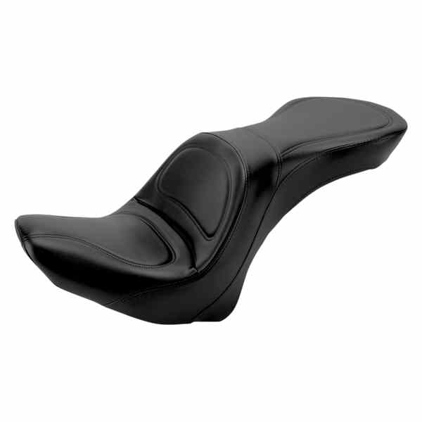 取寄せ シート - Explorer - バックレストなし - ステッチ入り - ブラック - FLSTC 06-17 サドルマン Seat - Explorer? - Without Backrest - Stitched - Black - FLSTC '06-'17 800-23-0291 DRAG 08020573