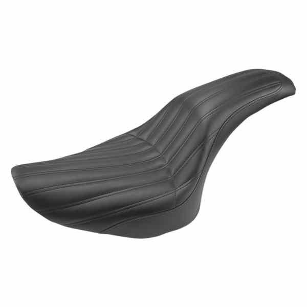 取寄せ ナックル 2アップシート - リブ付き - ブラック サドルマン Knuckle 2-Up Seat - Ribbed - Black 806-12-047K DRAG 08020825