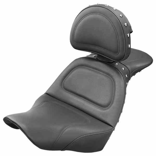 取寄せ エクスプローラー スペシャルシート - スタッド付き - バックレスト付き - FXLR/FLSB 18-24 サドルマン Explorer Special Seat - Studded - w/ Backrest - FXLR/FLSB '18-'24 818-29-040 DRAG 08021052