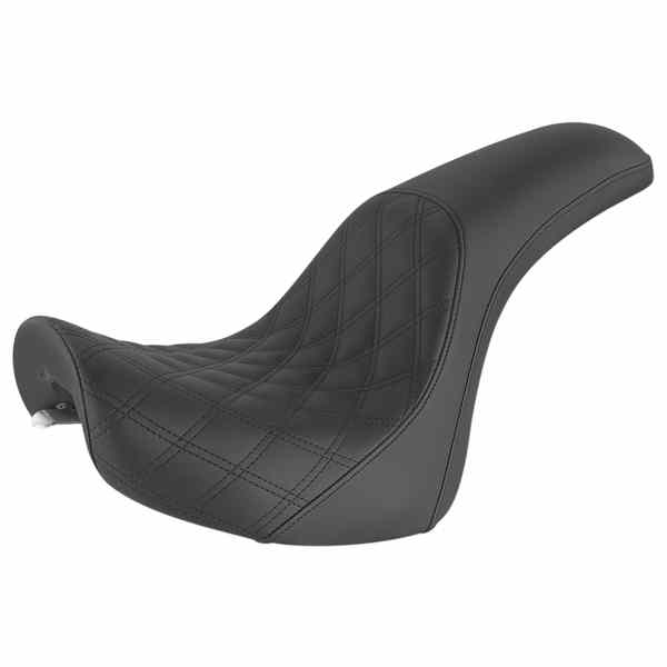 取寄せ プロファイラーシート - フロント ラティス/リア スムース - ブラック - FXSTD 01-07 サドルマン Profiler Seat - Front Lattice/Rear Smooth - Black - FXSTD '01-'07 800-02-149 DRAG 08021289