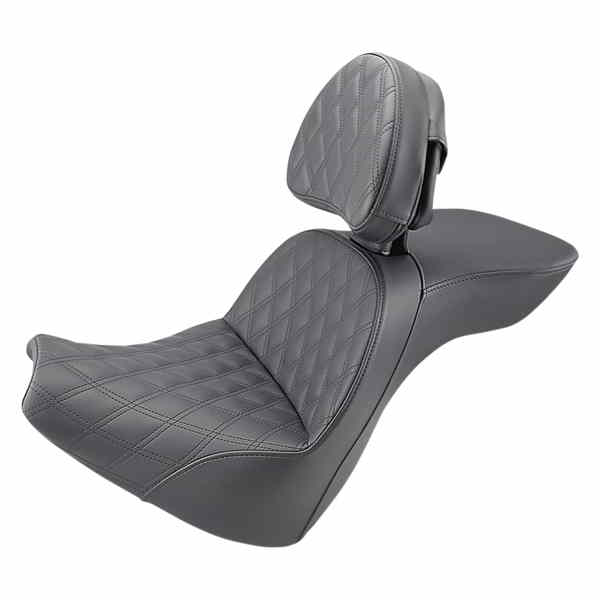 取寄せ エクスプローラーシート - LS - バックレスト付き - FXBR/S 18-20 サドルマン Explorer Seat - LS - Includes Backrest - FXBR/S '18-'20 818-31-030LS DRAG 08021299