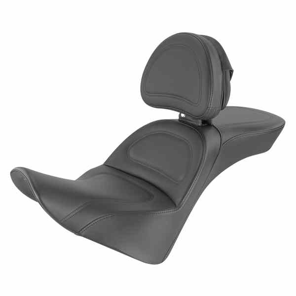 取寄せ エクスプローラーシート - ドライバーバックレスト付き - FL 18-22 サドルマン Explorer Seat - w/ Driver Backrest - FL '18-'22 818-33-030 DRAG 08021411