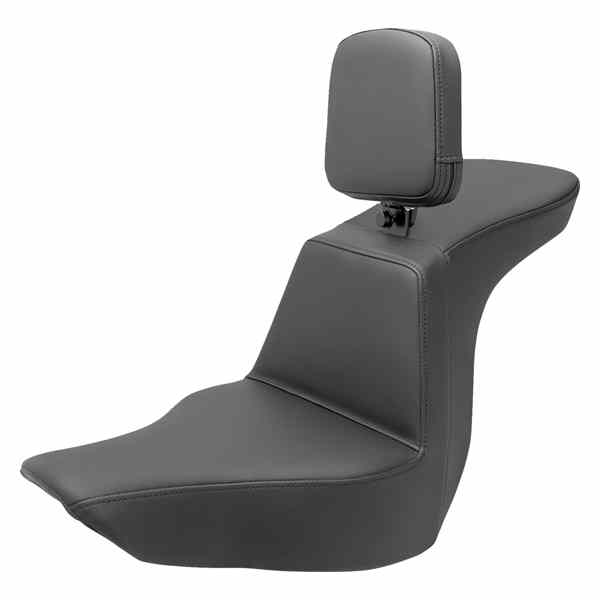 取寄せ ツアーステップアップシート - ライダーバックレスト - プレーン - FLSB/FXLR 18-24 サドルマン Tour Step-Up Seat - Rider Backrest - Plain - FLSB/FXLR '18-'24 818-29-194BR DRAG 08021526