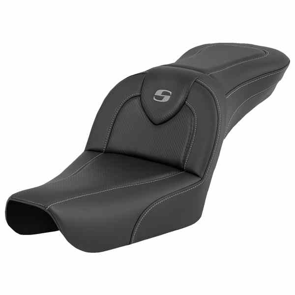 取寄せ ロードソファ - カーボンファイバー - ドライバーバックレストなし - FXDWG 04-05 サドルマン RoadSofa? - Carbon Fiber - without Driver Backrest - FXDWG '04-'05 804-05-185 DRAG 08030750