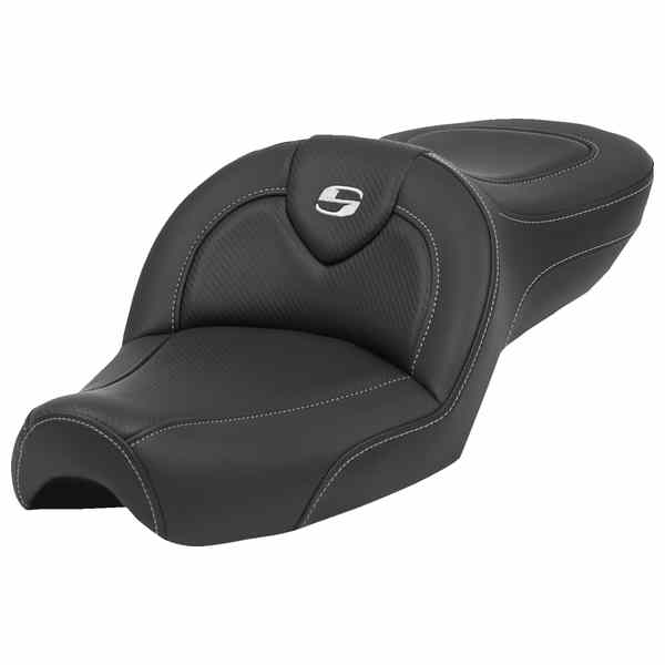 取寄せ ロードソファ シート - バックレストなし - カーボンファイバー - XL 79-03 サドルマン Roadsofa? Seat - without Backrest - Carbon Fiber - XL '79-'03 879-03-185 DRAG 08040820