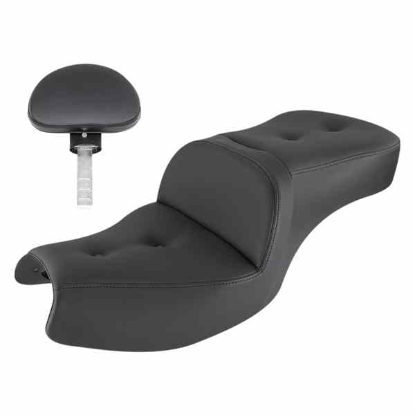取寄せ Pillow-Top Roadsofa シート サドルマン Roadsofa Seat - Pillow Top - With Backrest - Indian I20-06-181BR DRAG 08102189｜ハーレーパーツデポ