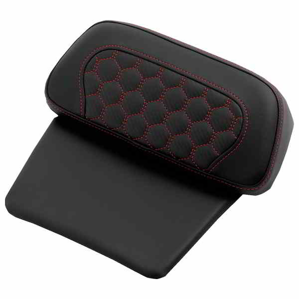 取寄せ チョップド ツアーパック パッド - ハニカム - レッドステッチ - FLH/FLT 14-24 サドルマン Chopped Tour Pak Pad - Honeycomb - Red Stitching - FLH/FLT '14-'24 814-07C-HC-RED DRAG 08220598