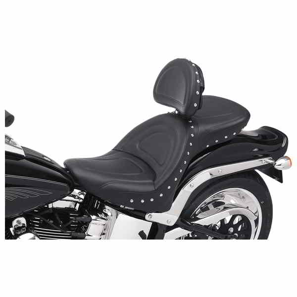 取寄せ エクスプローラー スペシャルシート - スタッド付き - バックレスト付き - FL/FX 00-06 サドルマン Explorer Special Seat - Studded - w/ Backrest - FL/FX '00-'06 8102J DRAG 8102J 69,569円
