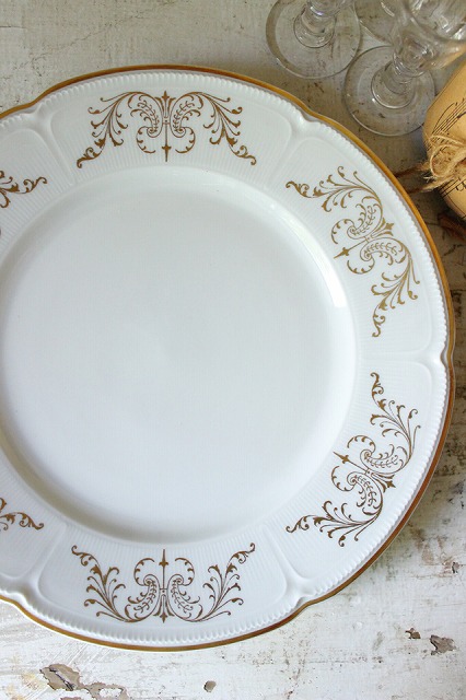 1枚の価格です。フランス Brocante リモージュ プレート 皿 W59