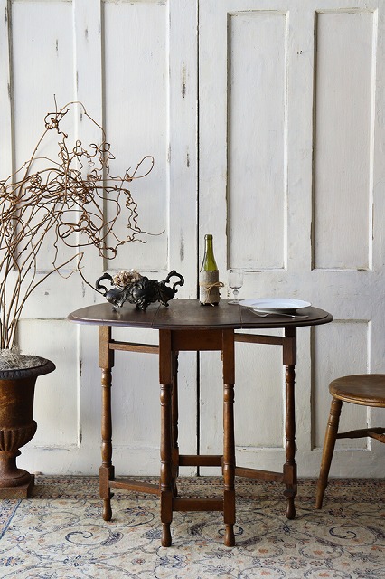 楽天市場】英国イギリスアンティーク家具 大きめサイズのゲートレッグ