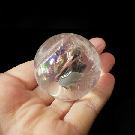 楽天市場】龍彫り水晶球 45mm 天然石 パワーストーン 水晶 スフィア 丸