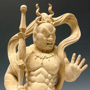 木彫り 仏格好 仁王像 金剛力士像 高さ31cm 楠製 Ryusho Marchesoni Com Br