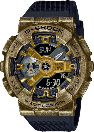 カシオ G-SHOCK メタルカバードビッグケース STEAMPUNKシリーズ GM-110VG-1A9JR 国内正規品【楽ギフ_包装】