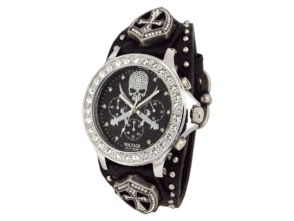 ポルテ　ウェア 楽天市場】VOLTAGE センチネル7 ブラック レッド スカル クロスソード