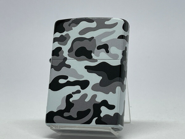 送料無料 ZIPPO[ジッポー]CAMOUFLAGE DESIGN カモフラージュデザイン グレー 200-CAMOGRAY【楽ギフ_包装】