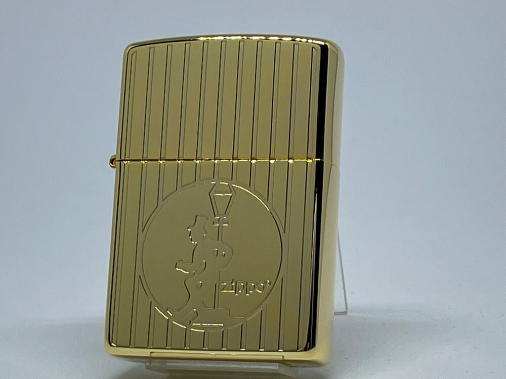 【送料無料】ZIPPO[ジッポー]両面加工 オールドデザイン ドランカー ゴールド 2G-DRUNK【楽ギフ_包装】