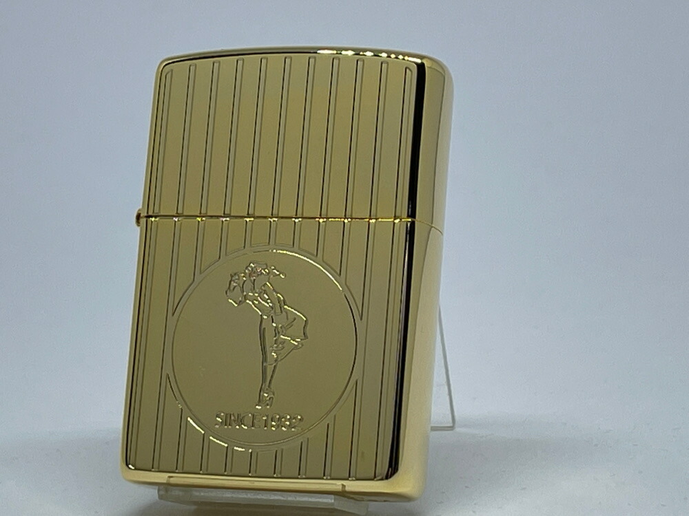 【送料無料】ZIPPO[ジッポー]両面加工 オールドデザイン ウィンディ ゴールド 2G-WINDY【楽ギフ_包装】