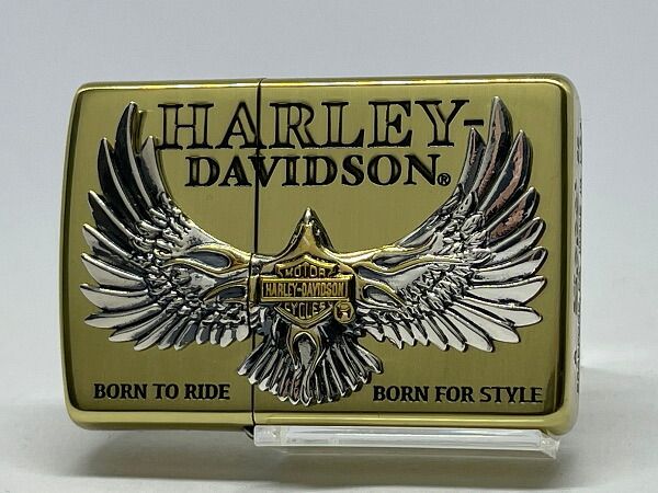 送料無料 ZIPPO[ジッポー] HARLEY-DAVIDSON(ハーレーダビッドソン)フライング・イーグル BSイブシ HDP-77【楽ギフ_包装】｜sonnette