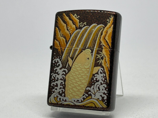 本漆・本金蒔絵（桐箱入り）ジッポー　Zippo　2LA-AOI　葵の紋 楽天市場】ZIPPO本金蒔絵「葵の紋」【豪華桐箱入り家紋ジッポー