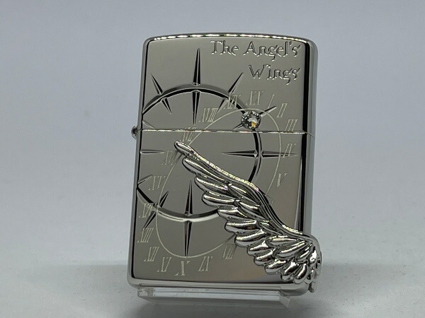 送料無料 ZIPPO[ジッポー]ANGEL'S WINGS(エンジェル ウィング)20周年記念モデル プラチナミラー PAW-20th Anniversary PT【楽ギフ_包装】