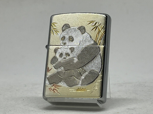 らんま1/2 パンダ ZIPPO 楽天市場】ZIPPO ジッポー らんま1/2 B柄 パンダ 銀サテン古美