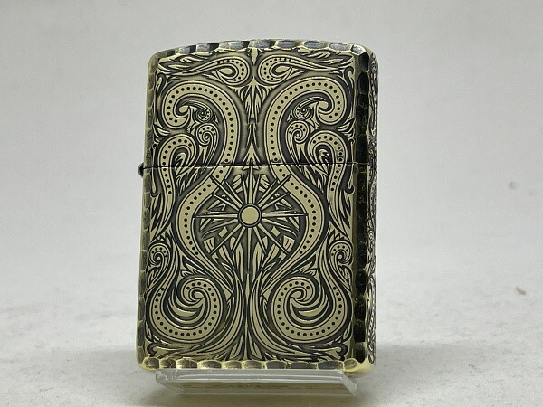 ZIPPO[ジッポー]アーマー 5面加工 Luxury Arabesque ラグジュアリーアラベスク 5LA-BS 真鍮イブシ【楽ギフ_包装】