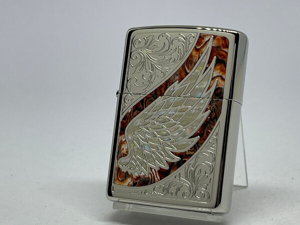 送料無料 ZIPPO[ジッポー]WING-B (茶)【楽ギフ_包装】