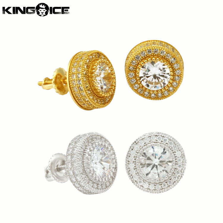 楽天市場】KINGICE キングアイス 【ピアス/6mm】 表面14K
