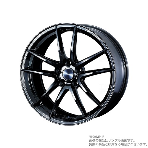 WEDS ウェッズ スポーツ WedsSport RN-55M 18x10.0 36 5H/114.3 GLOSS BLACK アルミ ホイール 1本 72976 トラスト企画 (179131776